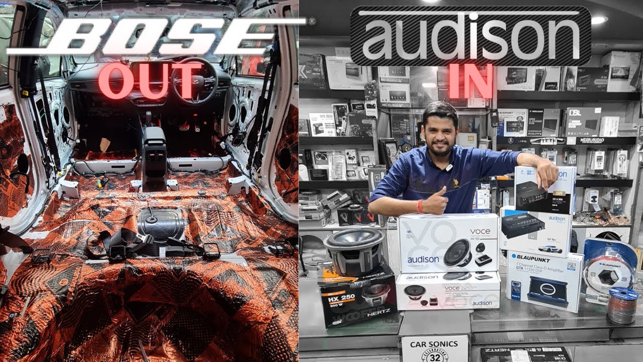 BOSE OUT AND AUDISON IN! REPLACING THE BOSE SETUP OF HYUNDAI!@AudisonItofficial#9550010888