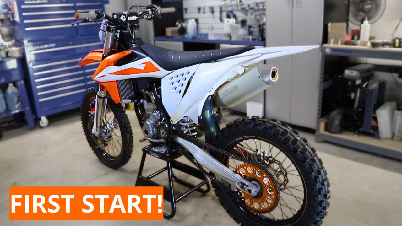 KTM 250SX-F BUILD ASSEMBLY + FIRST START