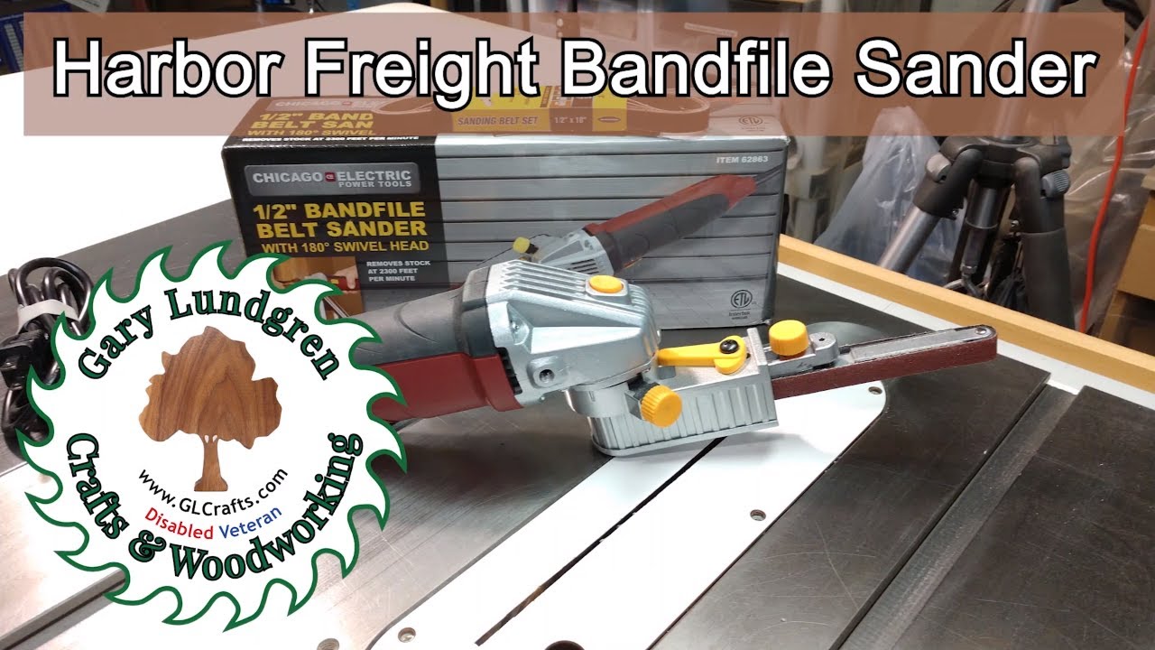 HarborFreight Bandfile Sander 1/2x18