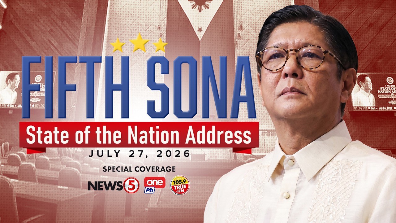 LIVE SONA 2026 | Pres. Bongbong Marcos' State of the Nation Address (July 27, 2026)
