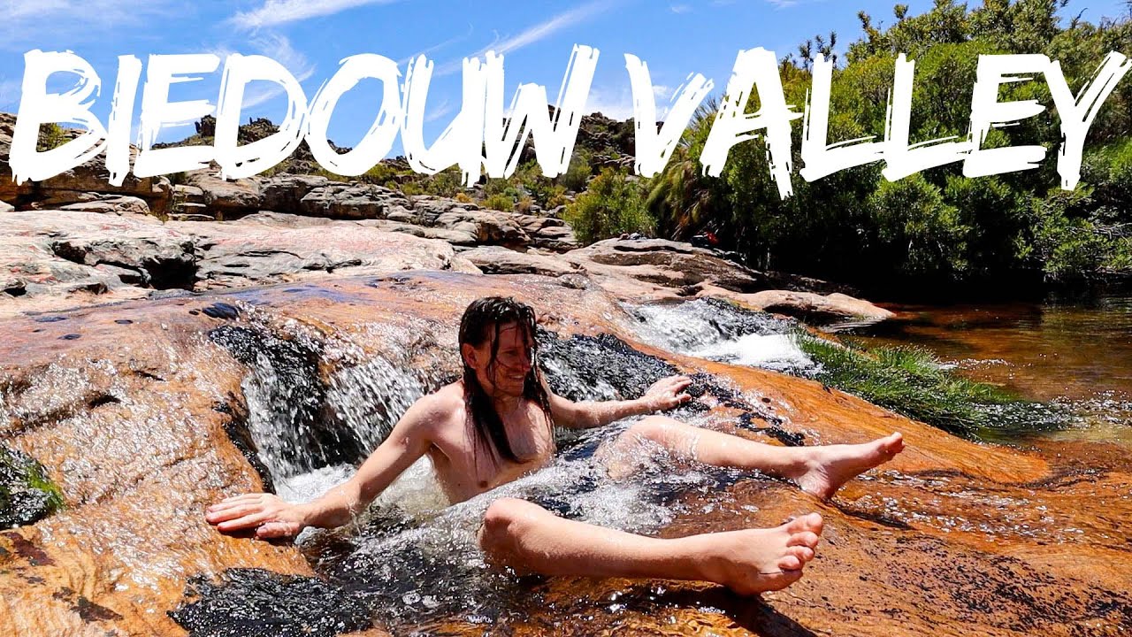 Swimming in the most beautiful rock pools in the Biedouw Valley