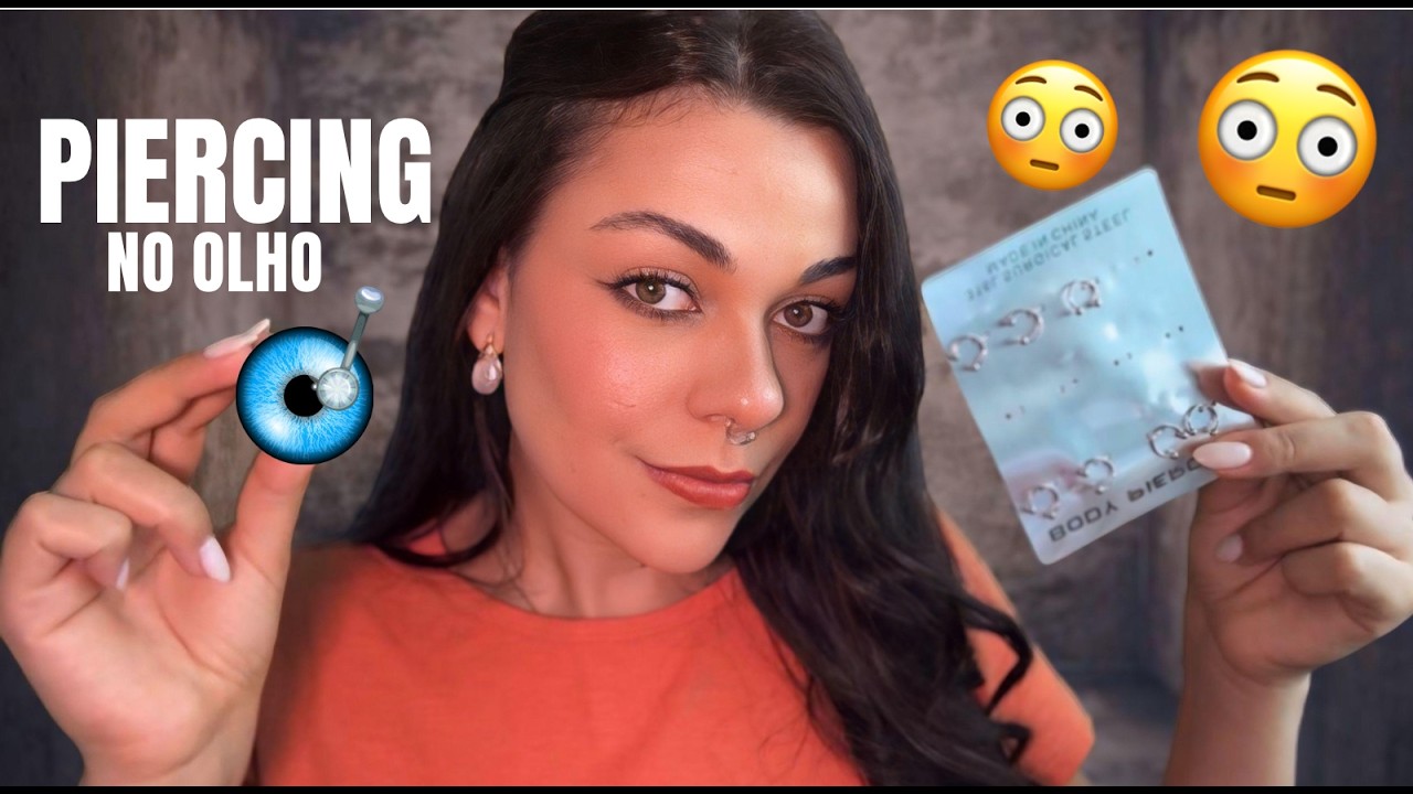 ASMR: Colocando Piercing No Seu Olho Na Prisão 🚓😳