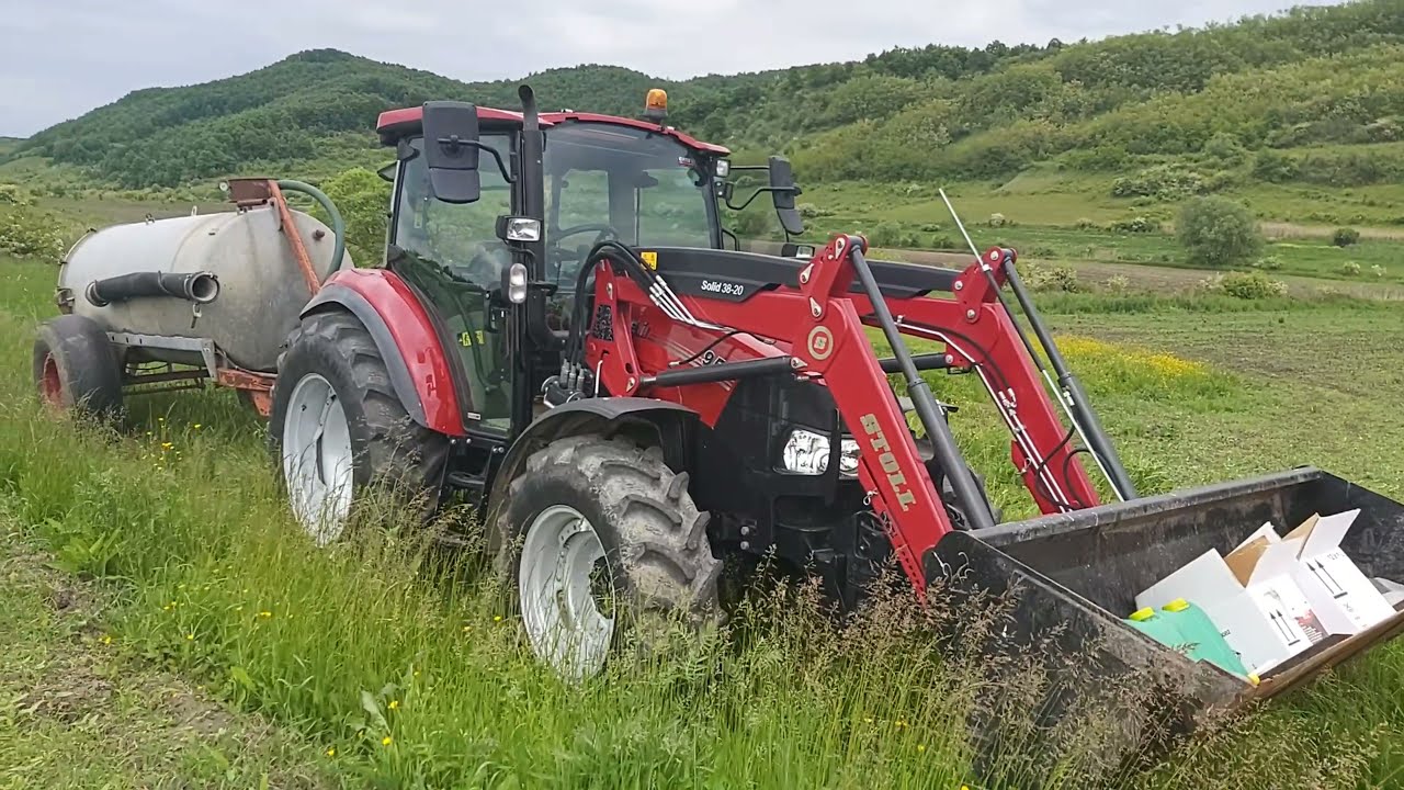 Case IH farmall 95c și 95a la erbicidat