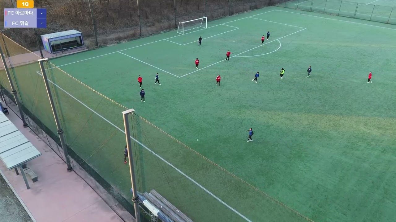 [축구 드론 촬영 4K] FC 아르마다 vs FC 휘슬 [FULL VIDEO]
