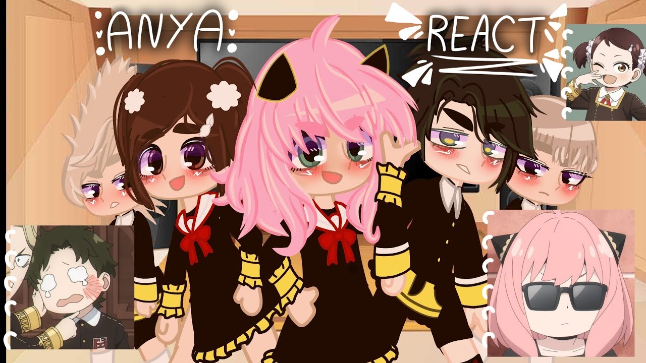 Anya's classmates React to her !! (spy x familly) gacha club BR