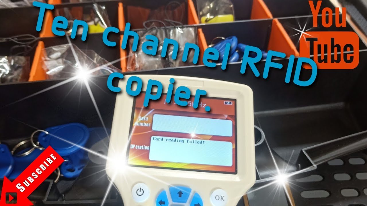 Ten channel RFID copier (371)