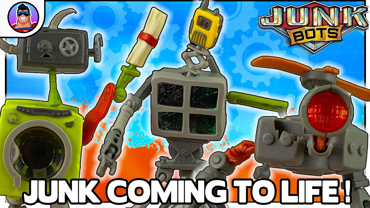 HexBug JUNKBOTS Series 1  |  Trash Robots Toy Opening and Review!