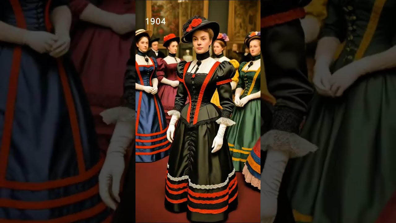 ✨ Witness the Evolution of European Women's Fashion from the Year 1000 to 2100! ✨