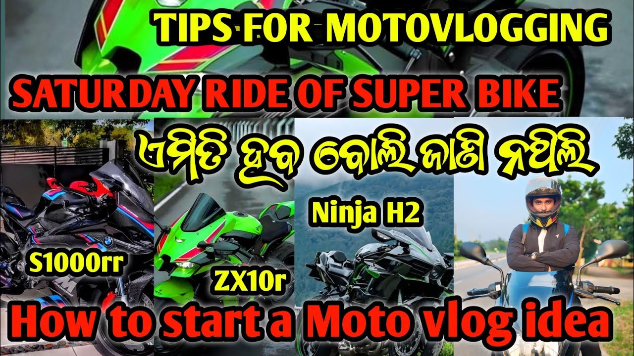 How to Start a Moto vlogging - Complete Beginner's Guide || Saturday morning ride of Superbike 