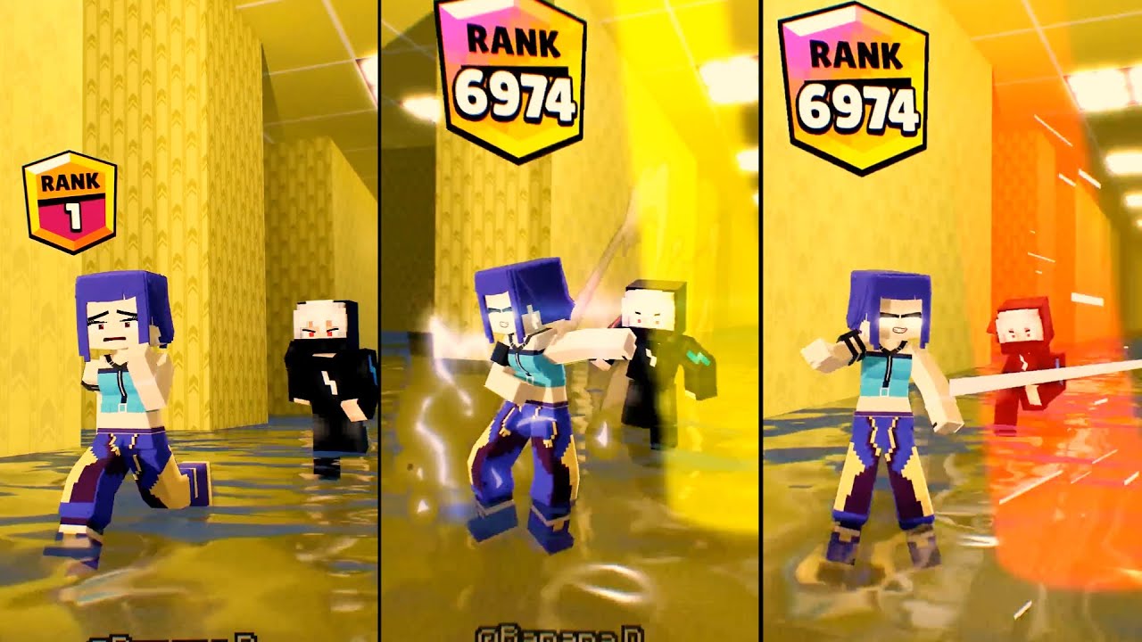 Minecraft - Big Kpop Rank6974 Run VS Dance Monster  | Tiny Craft