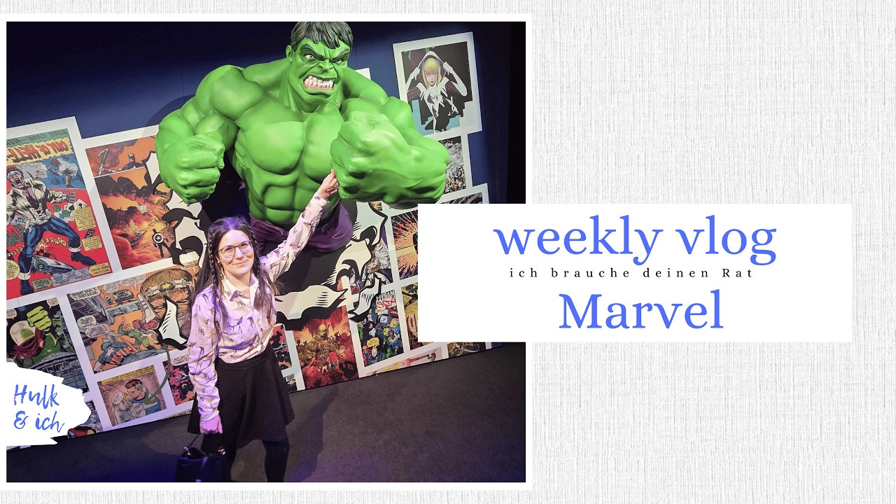 🦸‍♀️ Marvel Ausstellung 🤯 geplatzte Zyste ?!  Home Office neu einrichten & 1 gelesenes Buch 📚