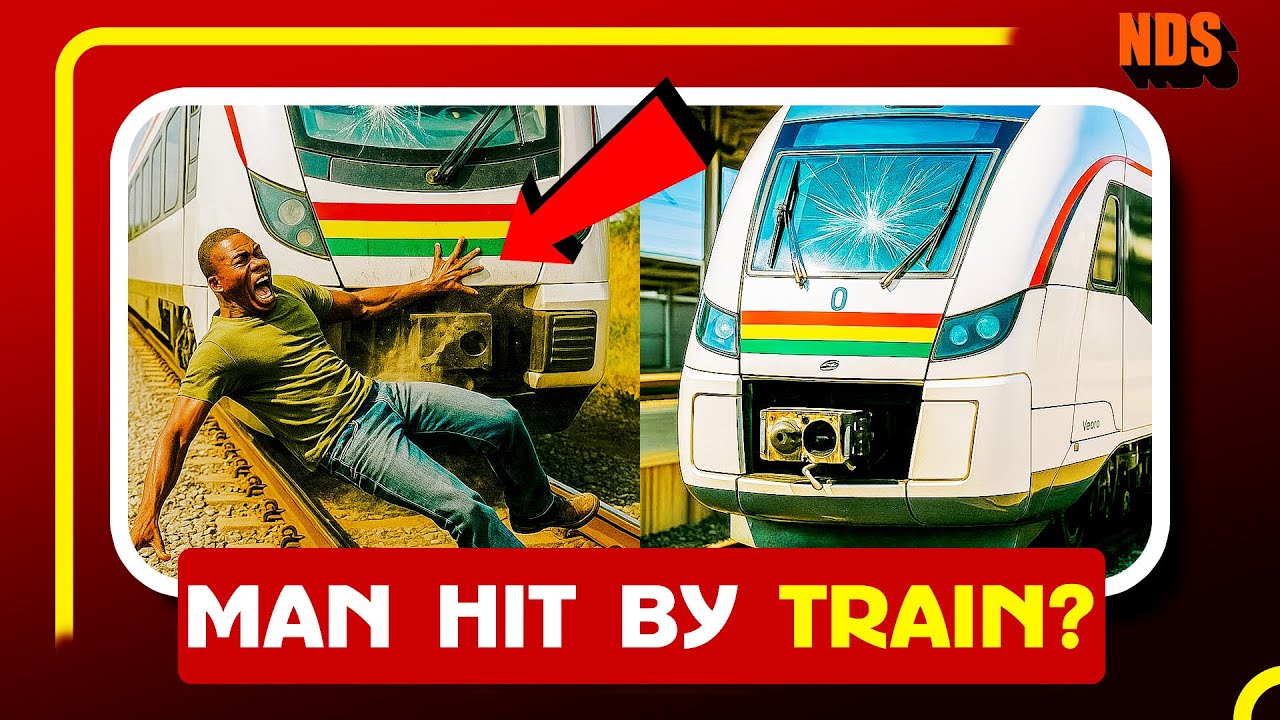 Man Struck by Train on Tema-Mpakadan Rail Line😱❗️FULL STORY ❗️