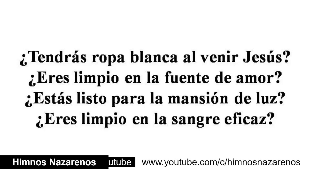 HIMNOS NAZARENOS