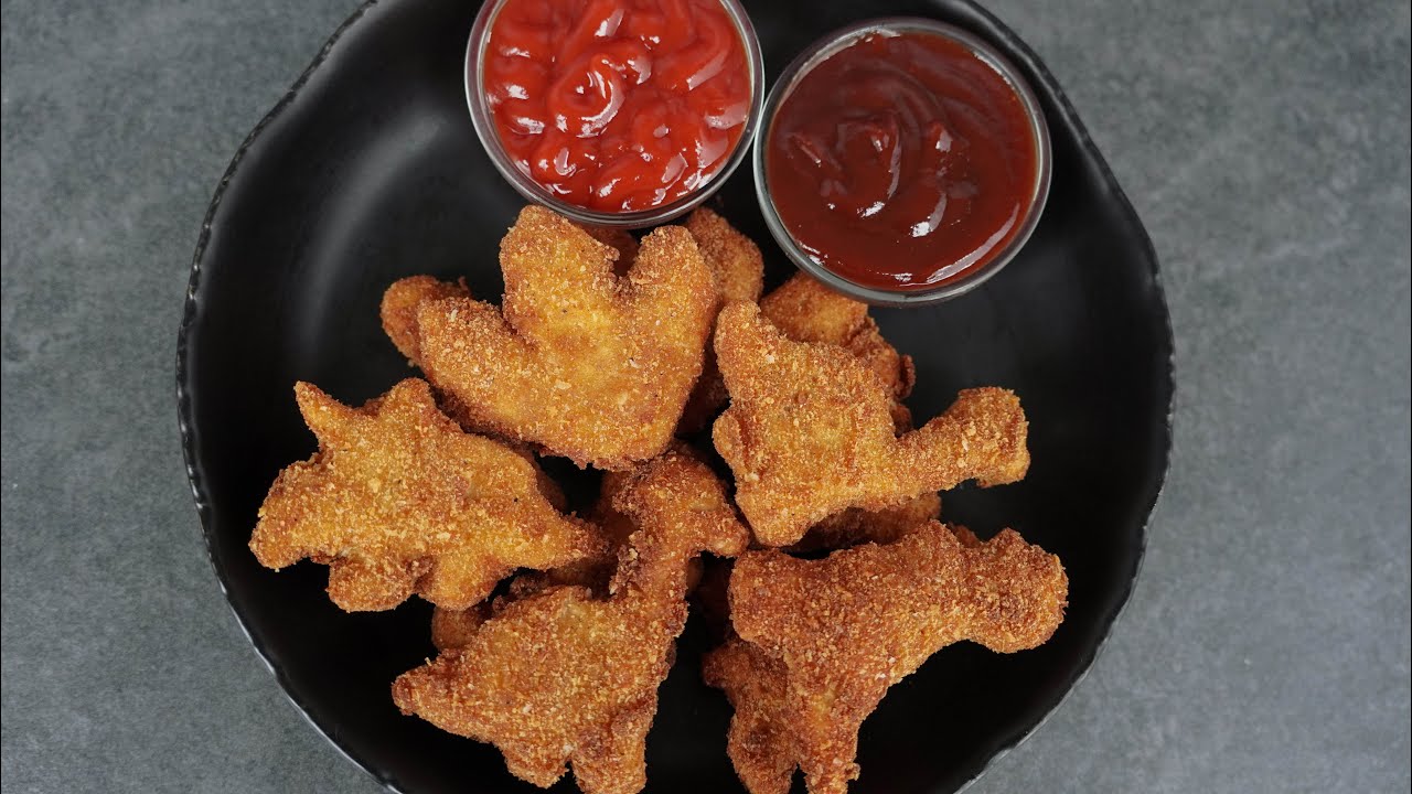 How to Make Homemade Dino Nuggets | Dinosaur Nuggets Recipe