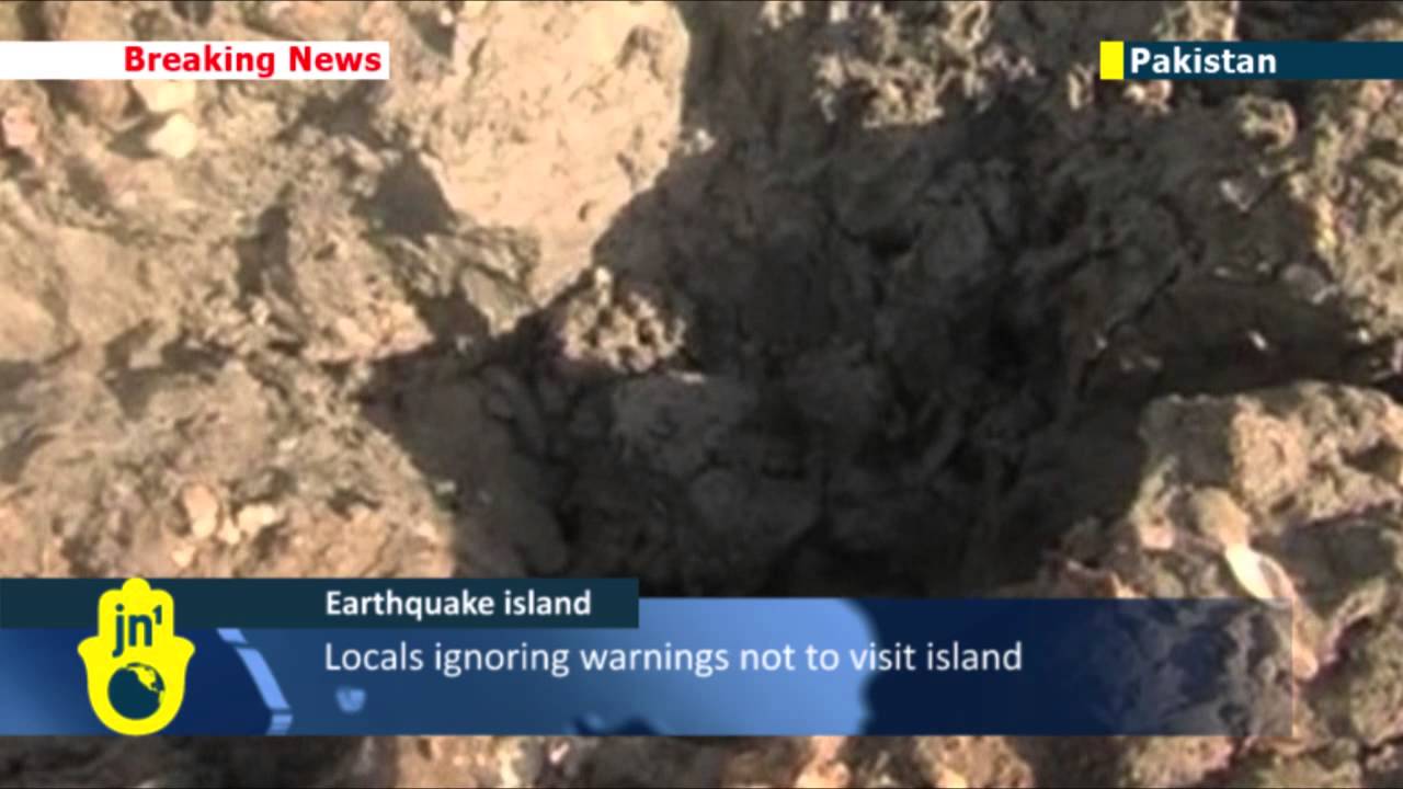 Pakistan Earthquake Island: New video footage released of island which emerged from Indian Ocean