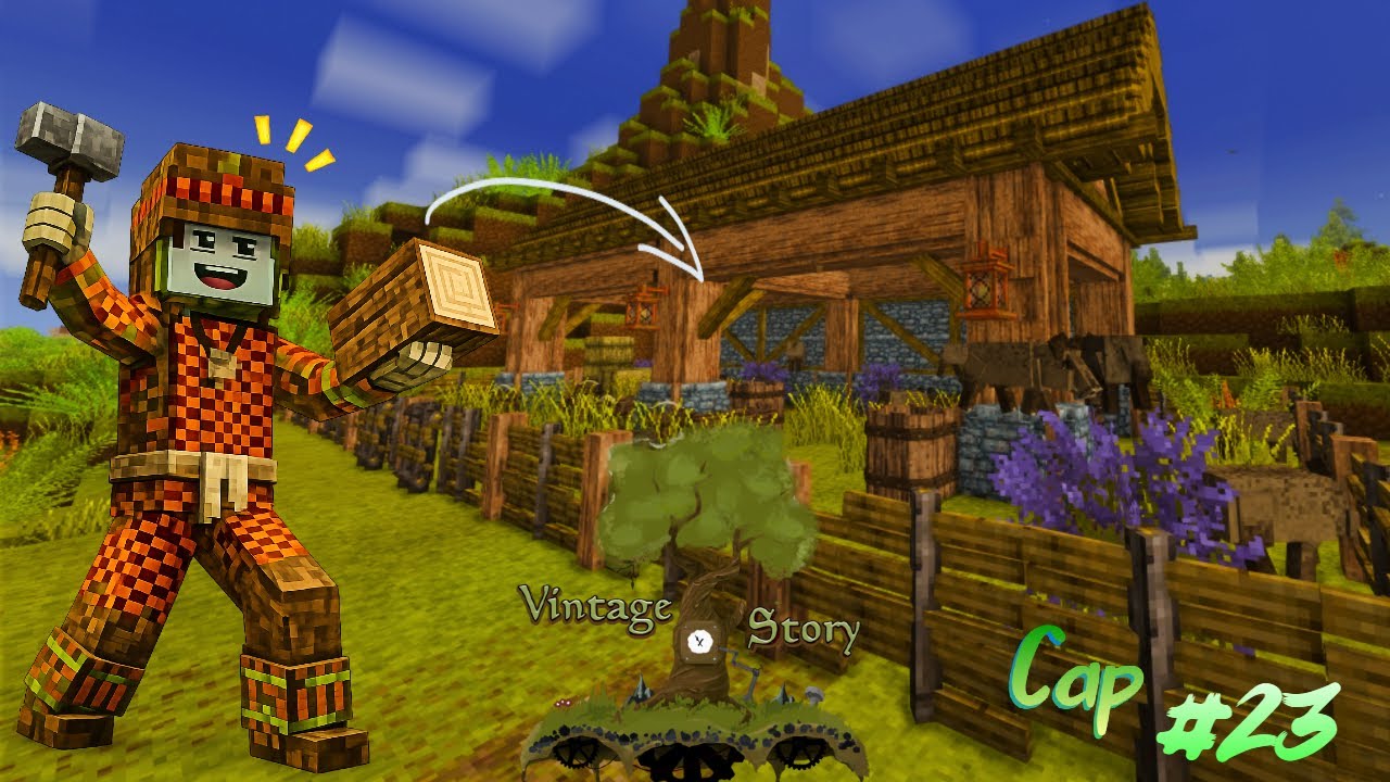 Construyendo un establo para mis jabalíes en Vintage Story, Cap. 23