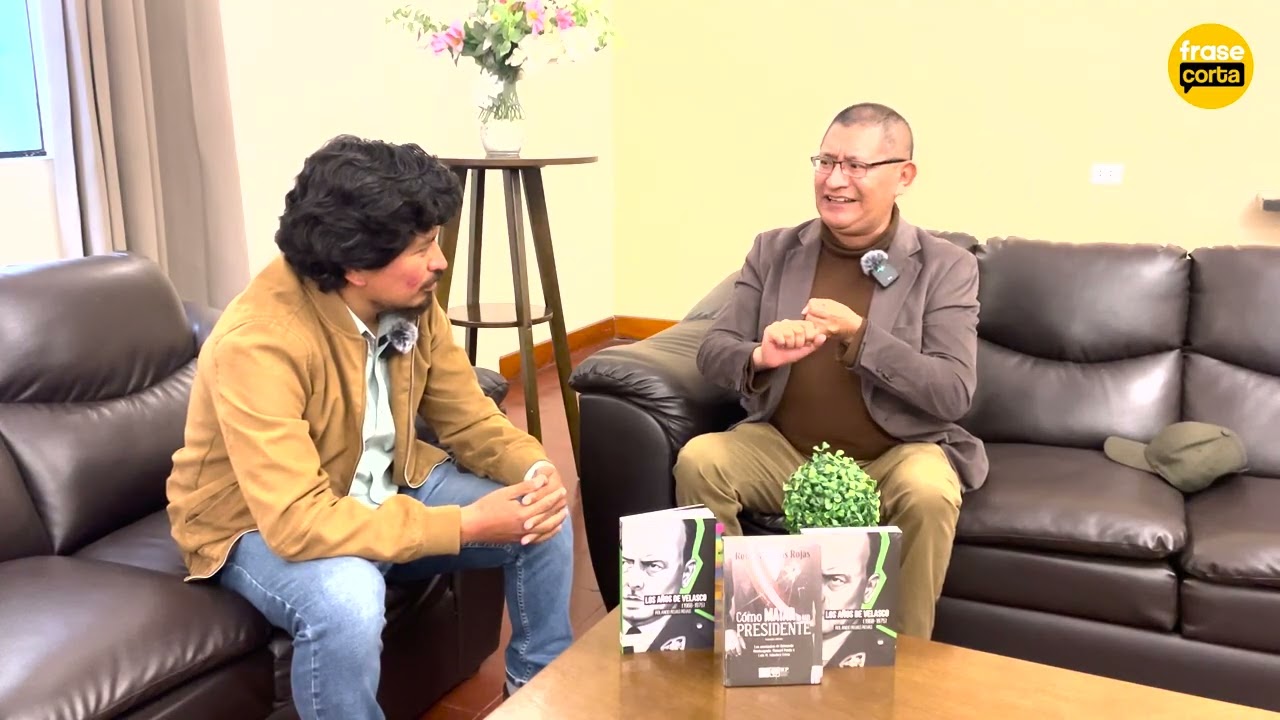 Entrevista a Rolando Rojas Rojas, quien presentó en Arequipa su libro: Cómo matar a un Presidente.