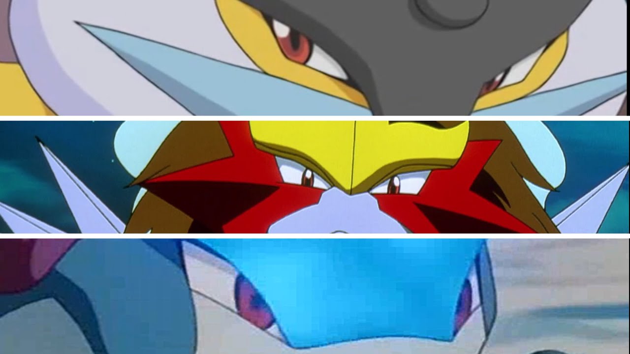 Raikou / Entei / Suicune - All moves of the Legendaries Beasts in Pok&eacute;mon