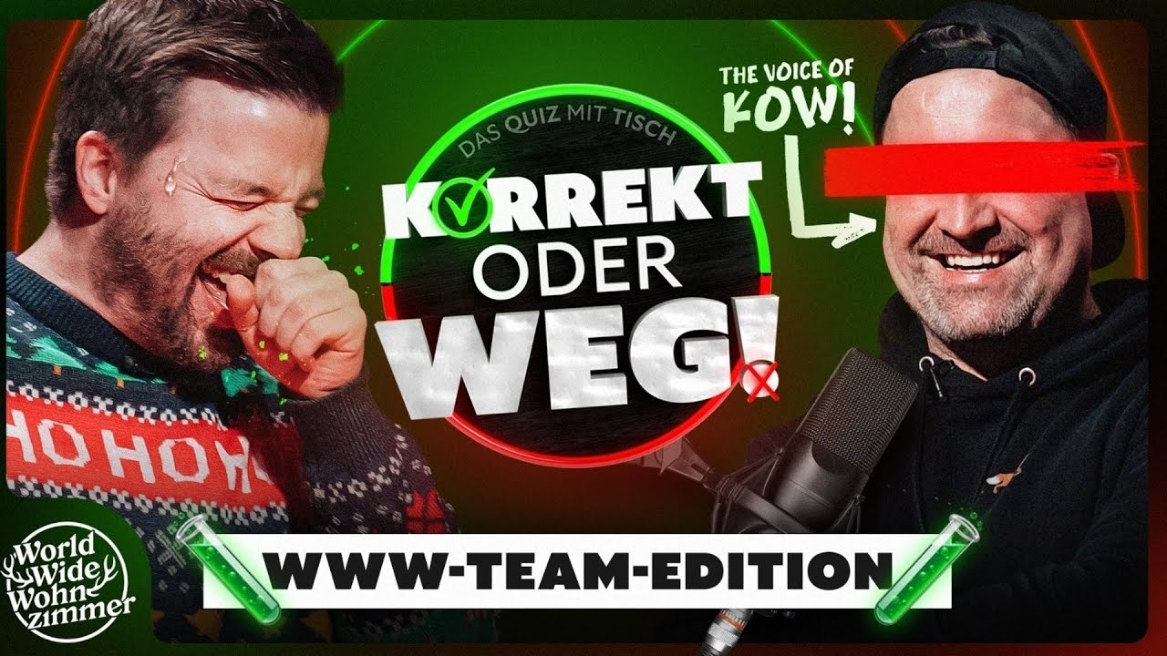 KORREKT oder WEG! | WWW-TEAM EDITION und sogar unser Sprecher Robert ist dabei!