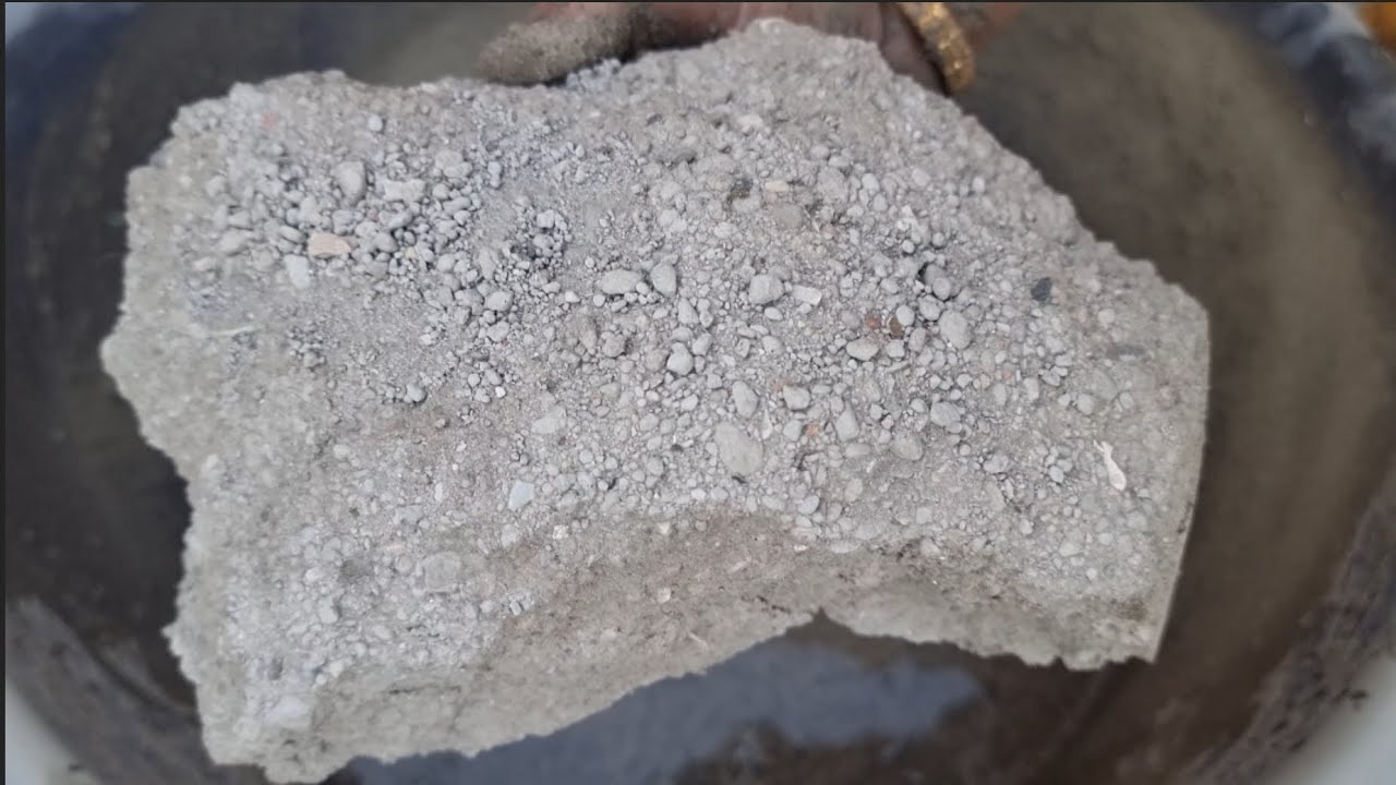 ASMR: New Video 😍 Ramadan Mubarak ♥️ Reused Grainy Pure Cement Crumbling in Water 💦 🤤 #asmrcommunity