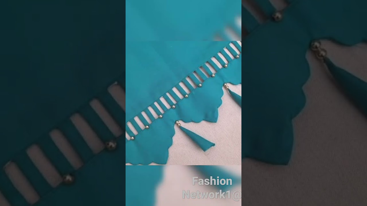 Designer Border Styling Ideas | Gheera / Daman Designs