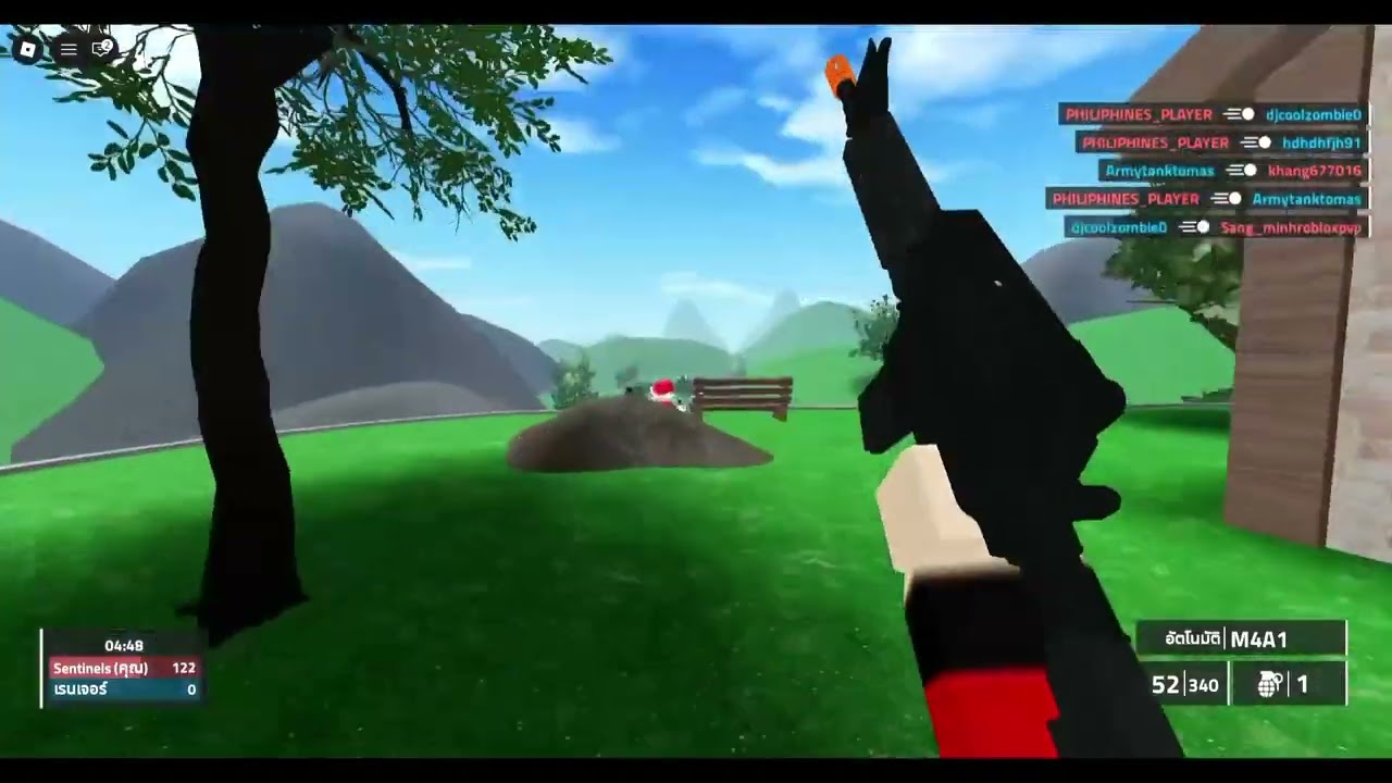 เล่นเกมBB gun ในโรบล็อก(ในคอม)