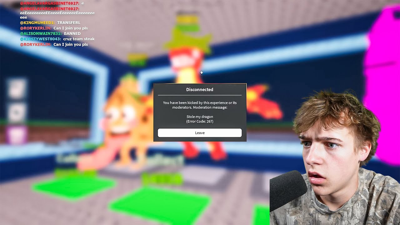 sammy actually banned me 😭
