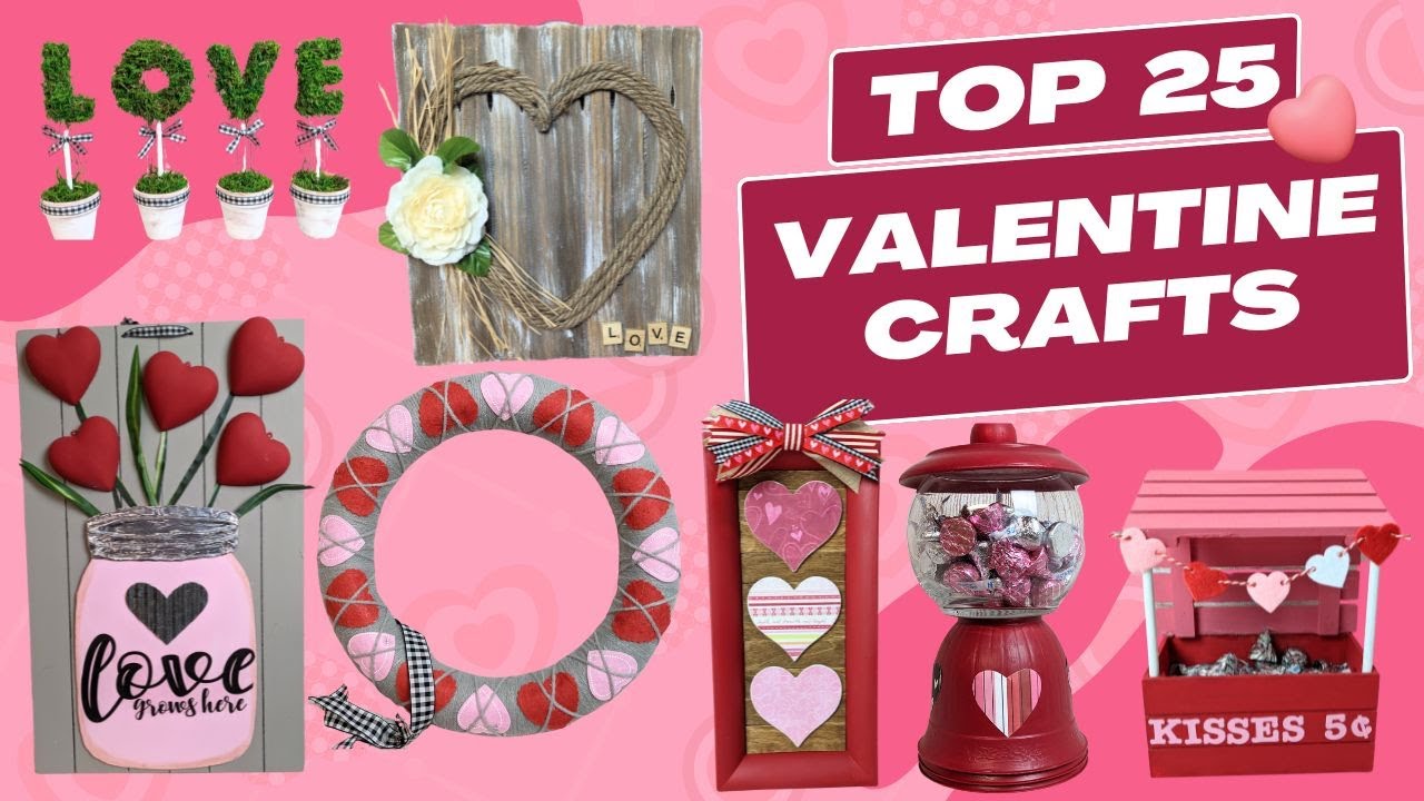 ❤💟❤ TOP 25 DOLLAR TREE VALENTINE CRAFTS & DIYS | Magnolia Design Co | Heart Crafts ❤💟❤