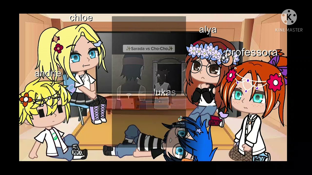 mlb reagindo a marinette past as sarada (contém shipps)