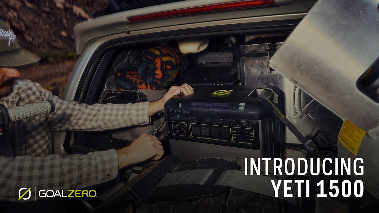 Представляем новую портативную зарядную станцию ​​Goal Zero Yeti 1500 &mdash; быстрая зарядка, защита о...