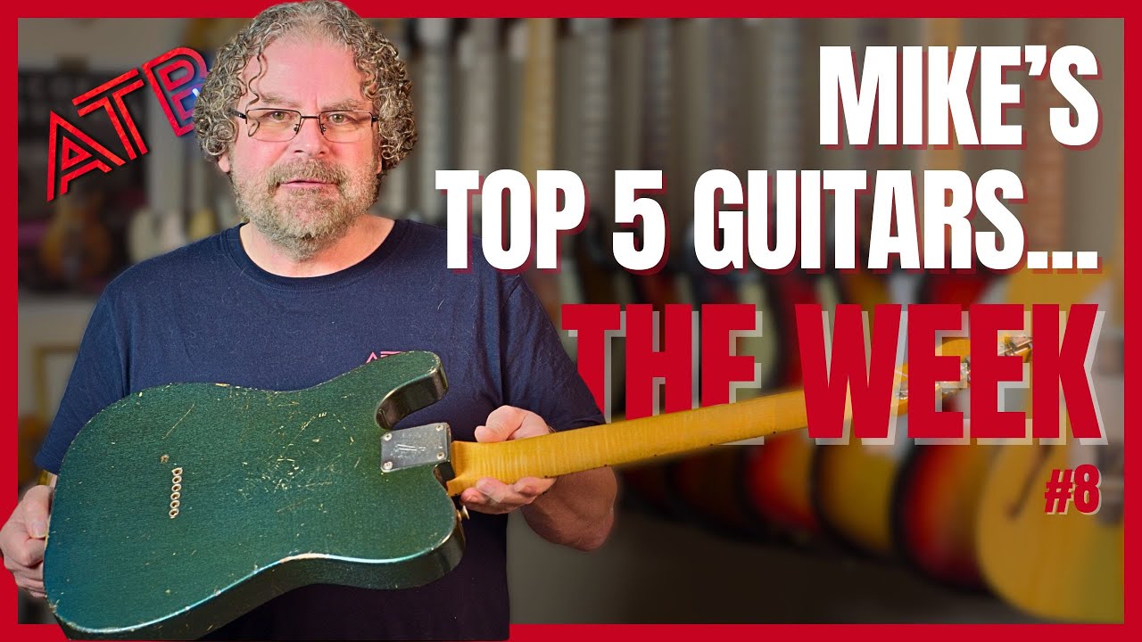 ATB Guitars | CRAZY RARE CUSTOM COLOUR TELE| Mike's 5 Favourite Guitars of the Week