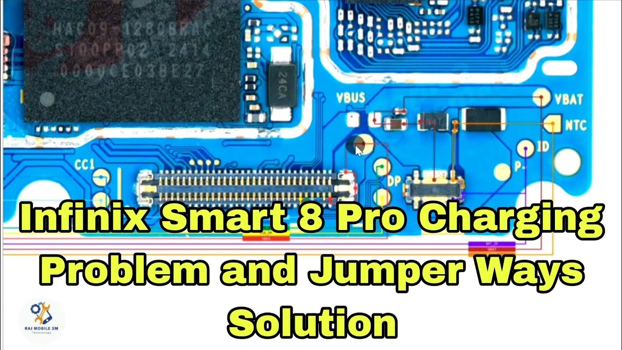 Infinix Smart 8 Pro Not Charging | Charging Jumper & Schematic Diagram
