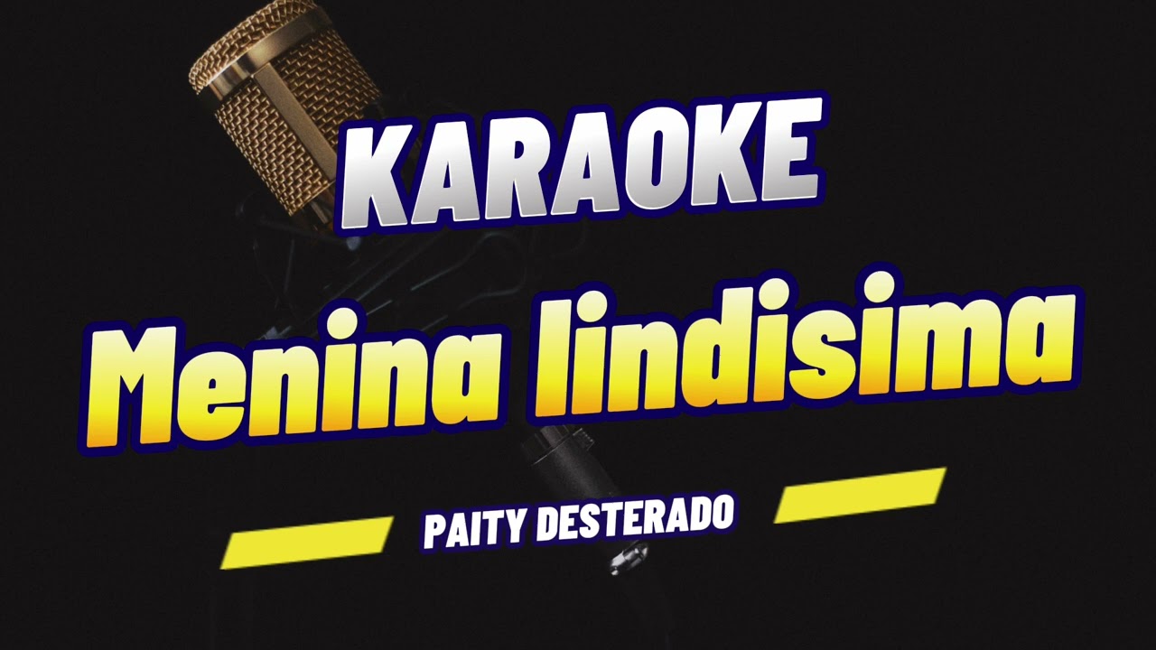 Karaoke🎤 KIZOMBA ( Menina lindisima ) Viral kizomba Paity desterado 🇹🇱 #karaoke   #Paitydesterado