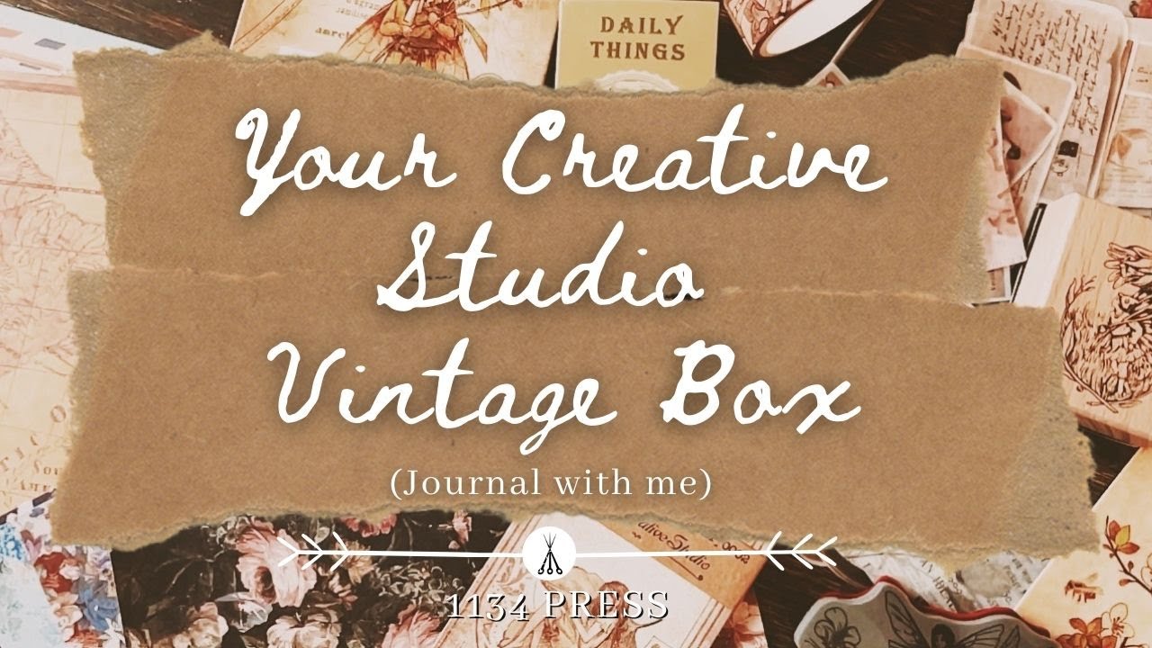 Decorating a Junk Journal Page with Your Creative Studio