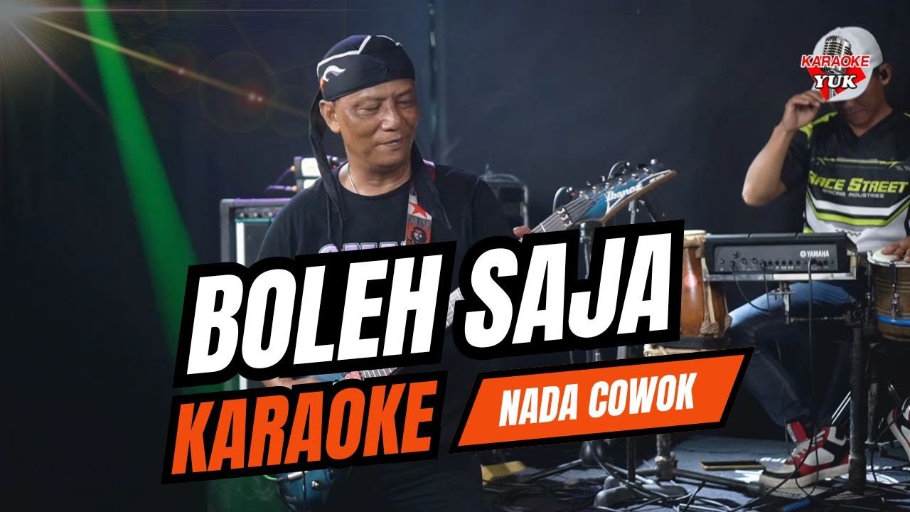 BOLEH SAJA KARAOKE NADA COWOK PRIA Key Dm ala simpatik