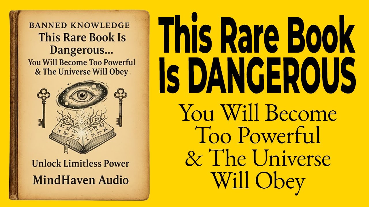 This Rare Book Is Dangerous... You Will Become Too Powerful & The Universe Will Obey