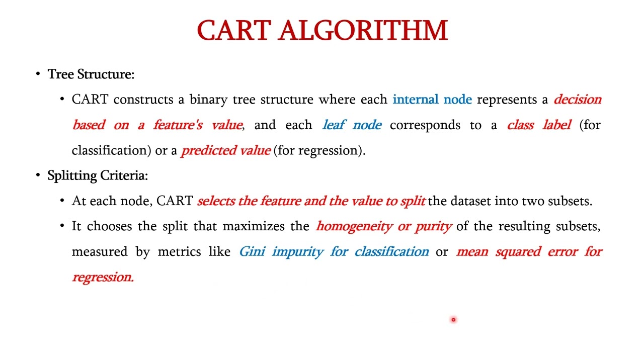CART Algorithm