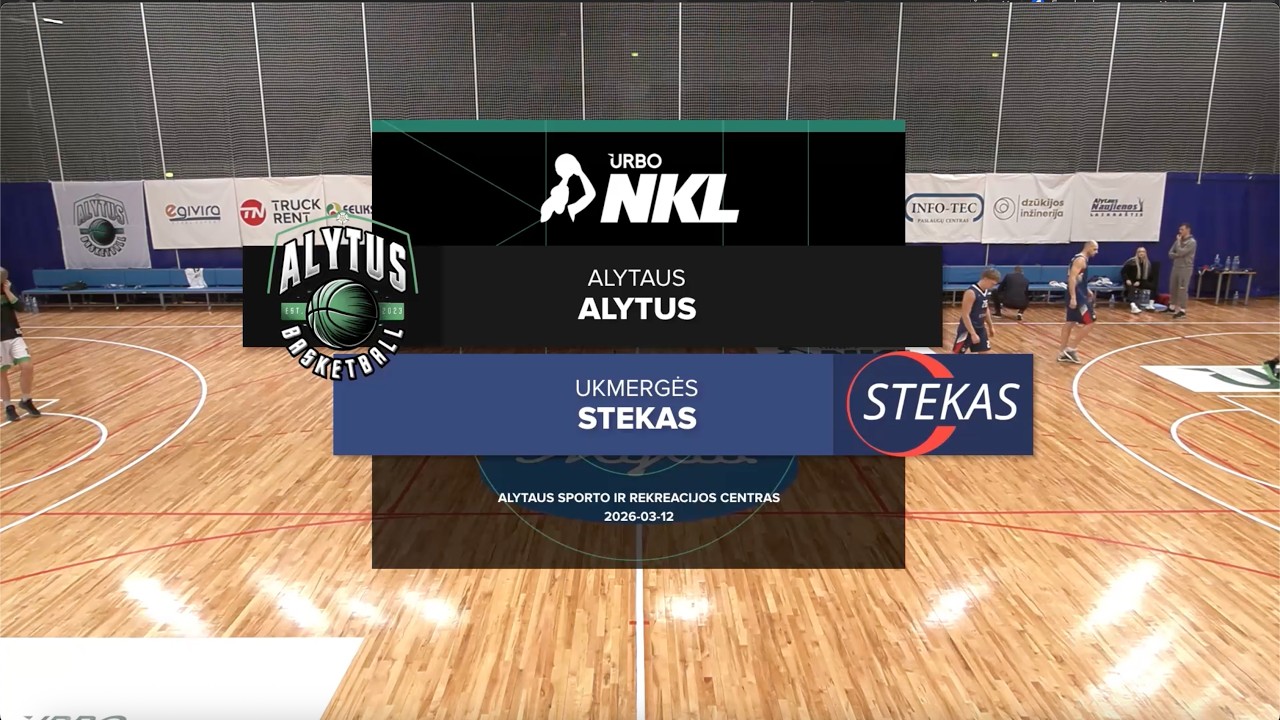 URBO-NKL apžvalga: &bdquo;Alytus&ldquo; &ndash; Ukmergės &bdquo;Stekas&ldquo; [2026-03-12]