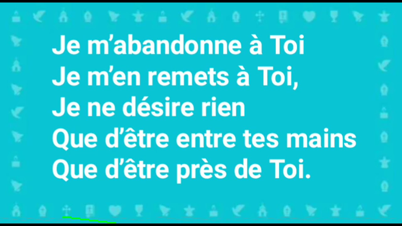 Jean-Claude Gianadda- je m'abandonne à toi Paroles