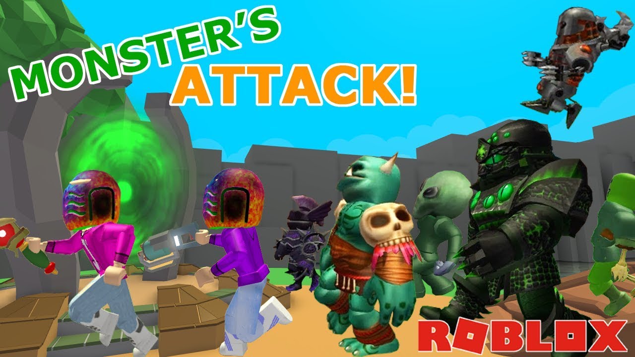 SURVIVE THE ANGRY MOB OF MONSTERS! / Roblox: Monster Battle