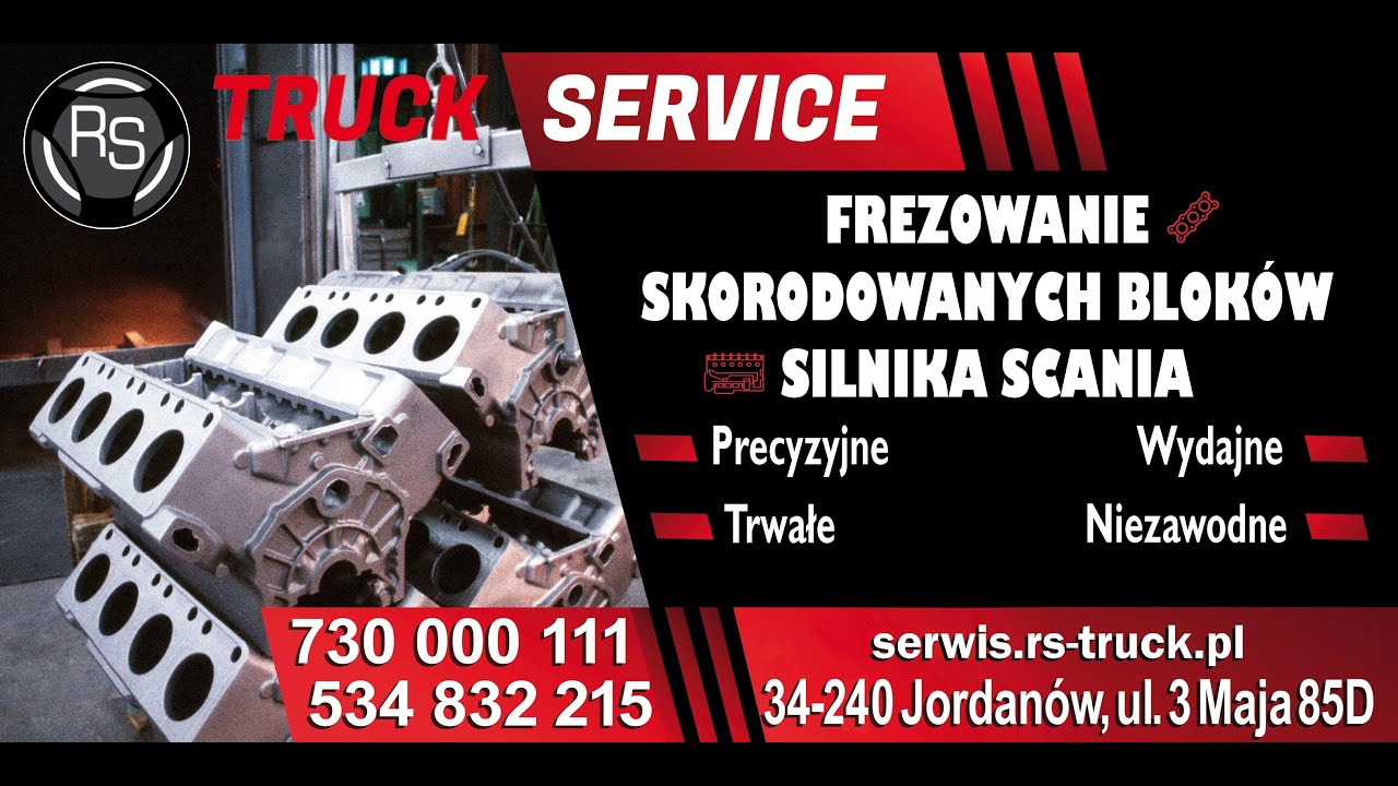 Naprawa bloku silnika SCANIA - RS Truck Service 🚛⚙️