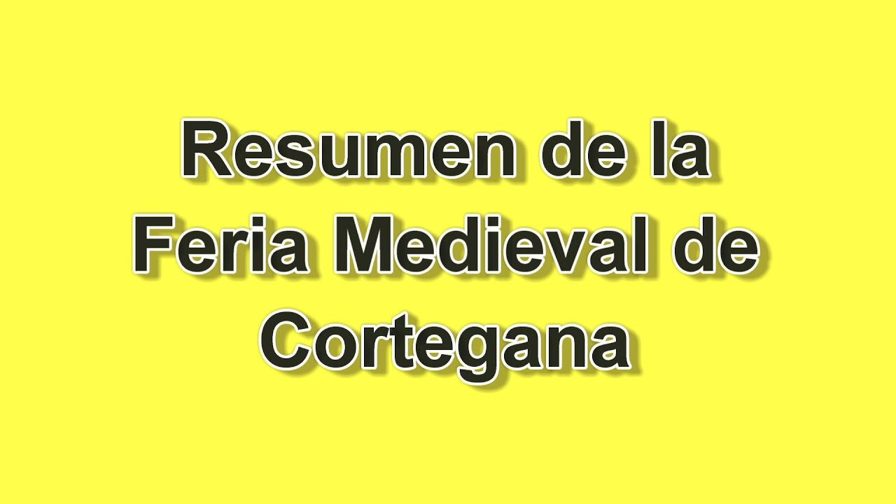 Feria Medieval de Cortegana 2015