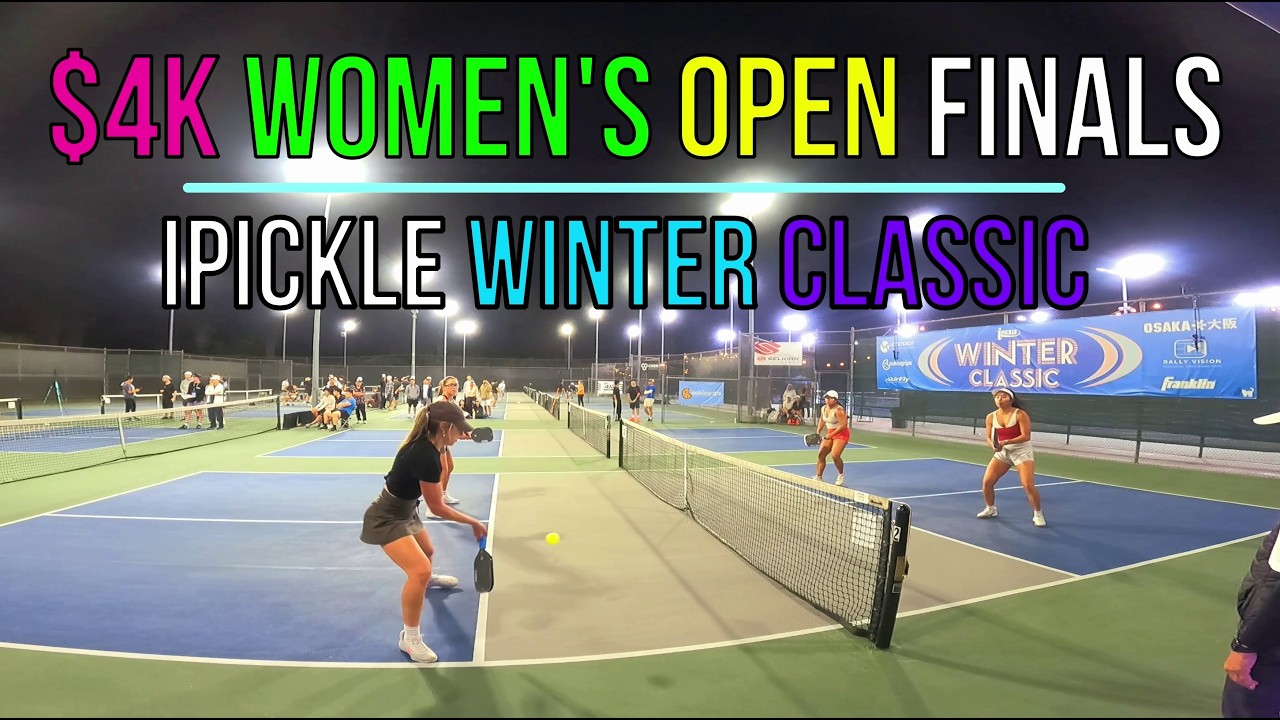 $4K Women’s Open Finals 🔥 Elpusan (5.5) / Eugenio (5.6) vs Pierson (5.0) / Beck (5.2) | iPickle