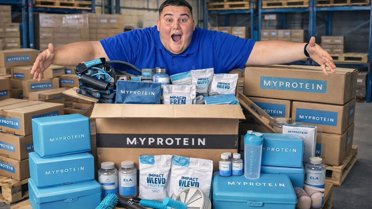J'AI RE&Ccedil;U UN COLIS DE MON SPONSOR MYPROTEIN ! (Pour le sport..)