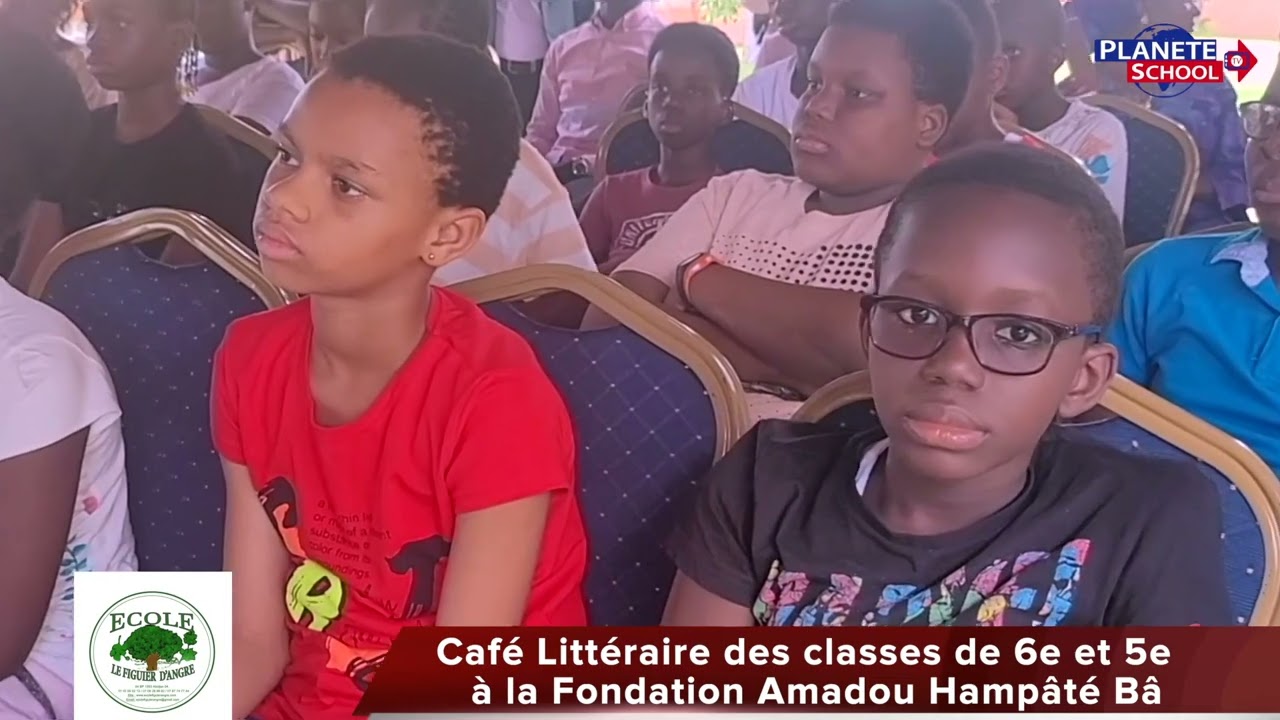 🔴Reportage : Café Littéraire de l'École le Figuier d'Angré  à la Fondation Amadou Hampâté Bâ