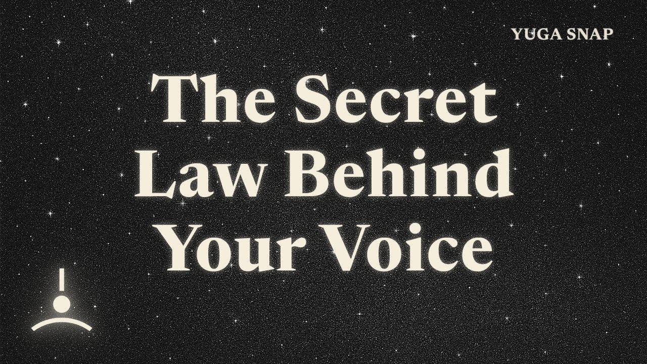 The Secret Law Behind Your Voice