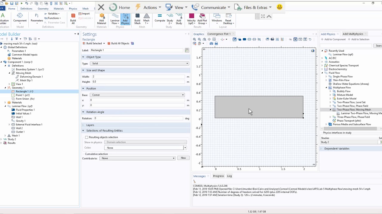 draining tank w moving mesh 54