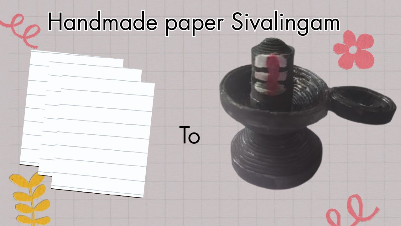 How to make Paper Sivalingam | కాగితం తో శివలింగం  #origami  