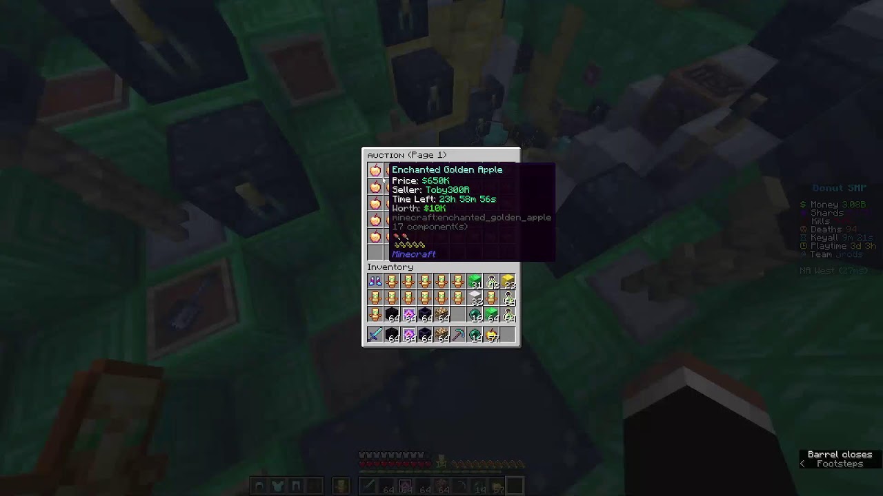 DONUTSMP 250M LOOTDROP RN! ign:vigugegege - Starting at 10+ viewers
