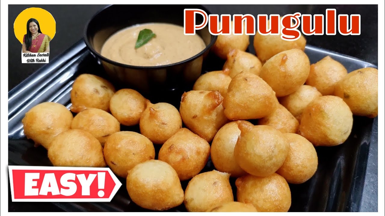Punugulu | South Indian snacks| Street food | Easy snacks recipe| How to make punugulu at home